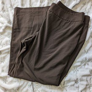 Chocolate brown Style & Co Woman's slacks Sz: 22 W